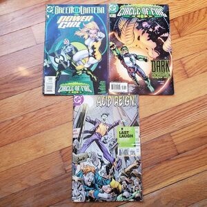 Dc Comics comic books green lantern power girl acid reign circle of fire‎ 2000
